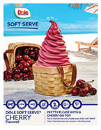 Dole Soft Serve Cherry sell sheet