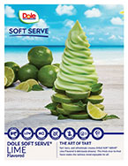 Dole Soft Serve Lime sell sheet