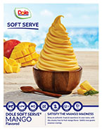 Dole Soft Serve Mango sell sheet