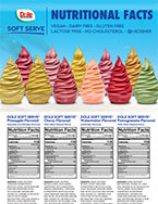 Dole Soft Serve nutritional facts