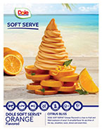 Dole Soft Serve Orange sell sheet