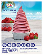 Dole Soft Serve Raspberry sell sheet