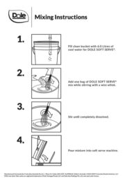 Dole mixing instructions thumbnail